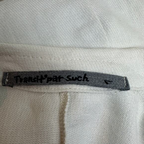 Transit par Such Light Grey Lagenlook Linen Blend Jacket Blazer sz 1=6 org. $999 - Picture 8 of 12